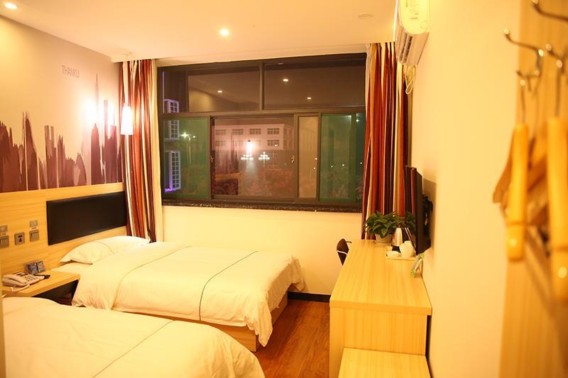 Thank Inn Chain Hotel Shandong Weifang Qingzhou Railway Station Gaoliu Екстериор снимка